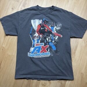 Motocross Mens AMSOIL AX Arenacross Graphic T-Shirt, Grey, Medium